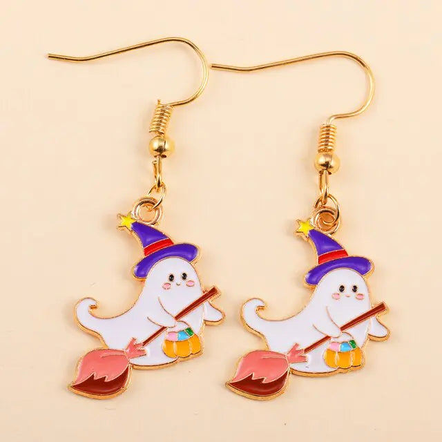 Enamel Earrings