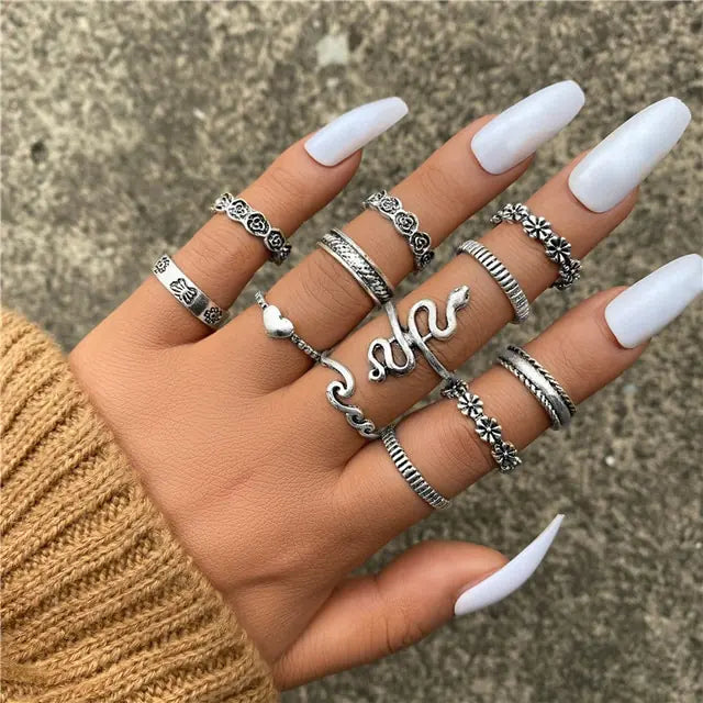 Gothic Rings Set