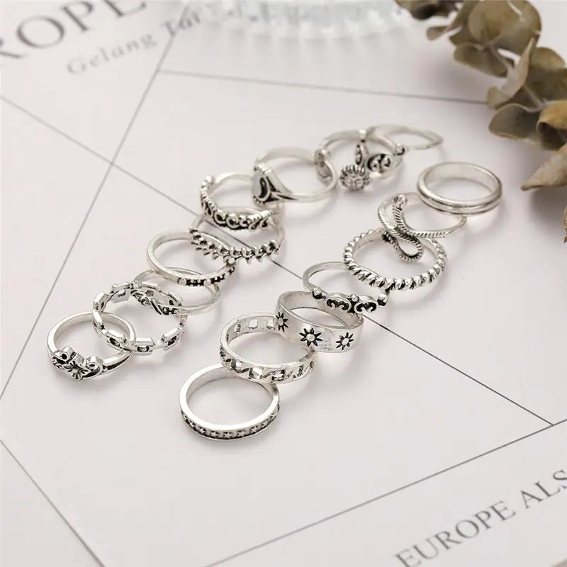 Gothic Rings Set