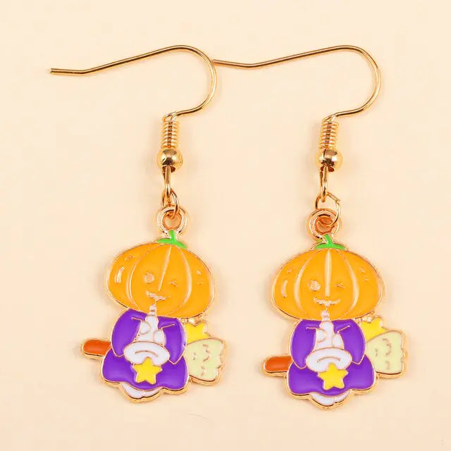 Enamel Earrings