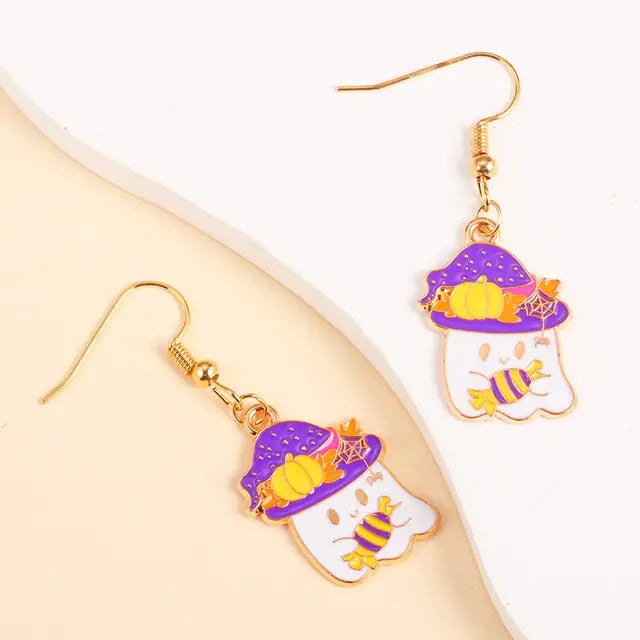 Enamel Earrings