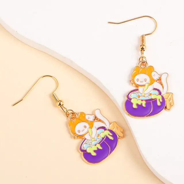 Enamel Earrings