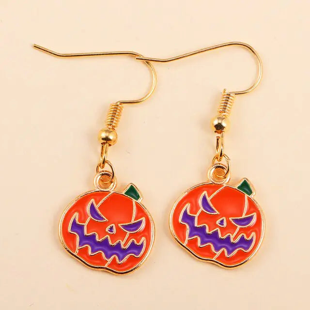 Enamel Earrings