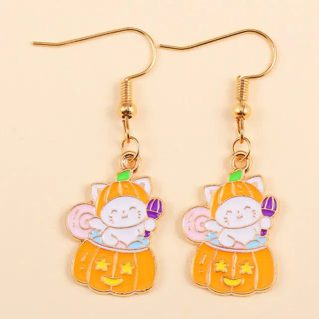 Enamel Earrings