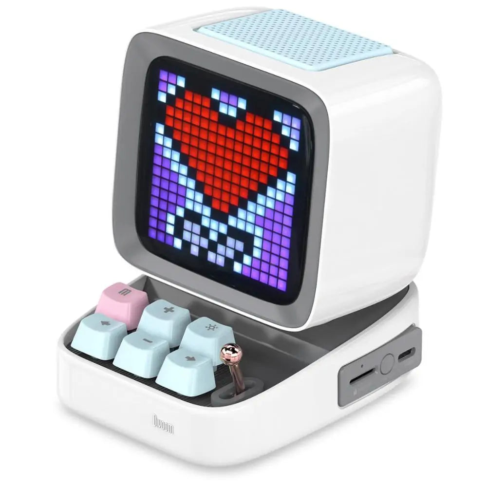 Divoom Ditoo Retro Pixel Art Bluetooth Portable Speaker and Alarm Clock