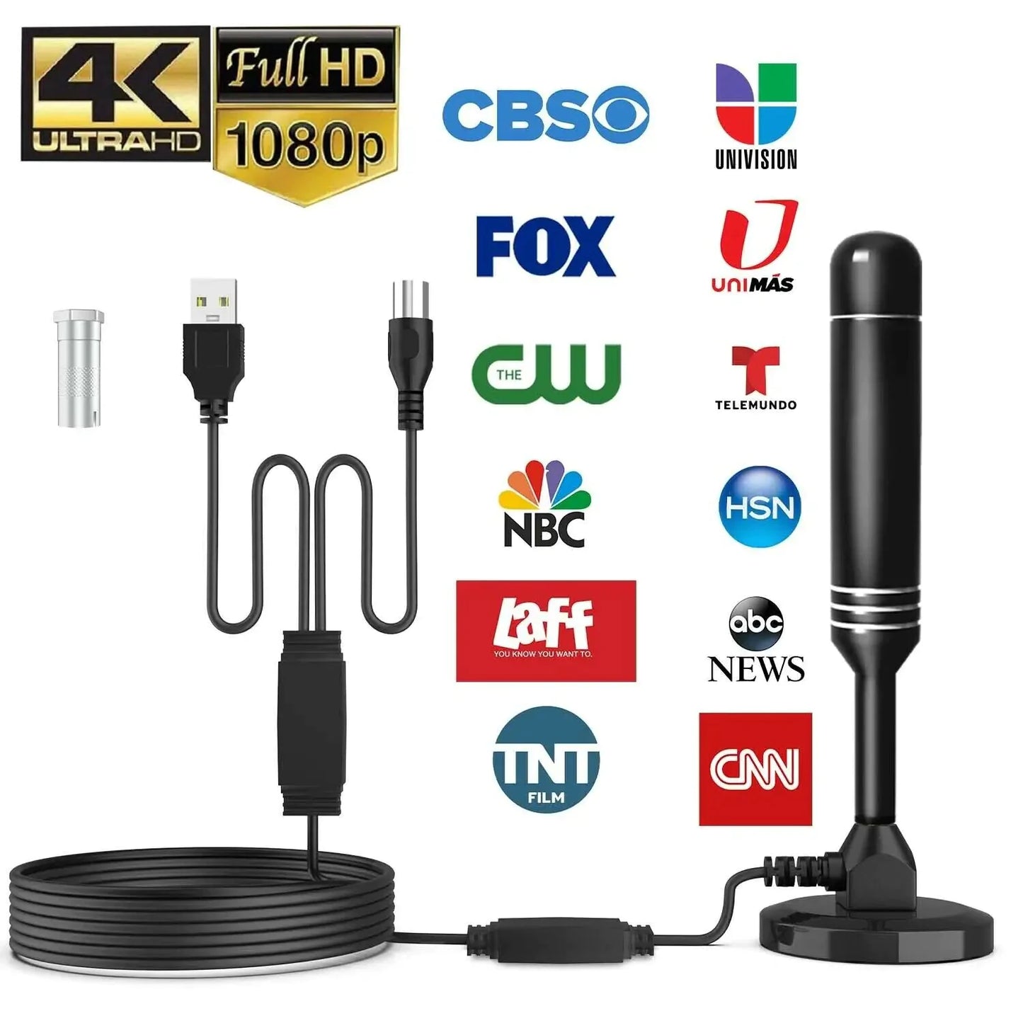 5600Miles Upgraded TV Antenna HDTV Amplified Digital 4K 1080P Long Range Indoor