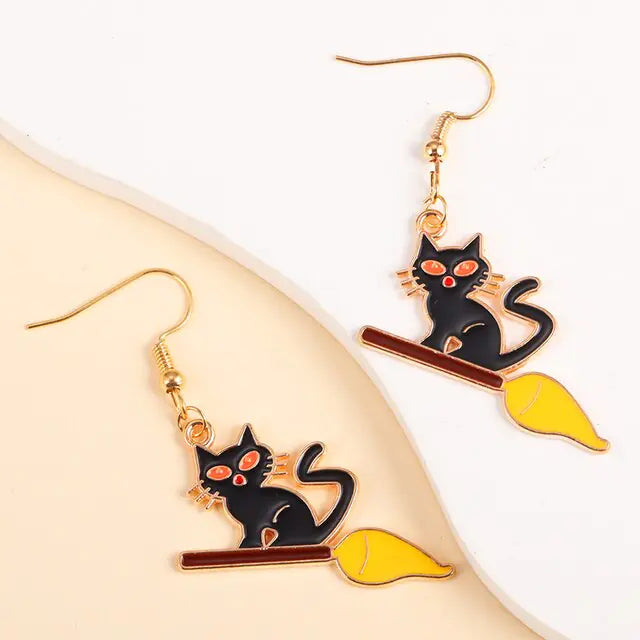 Enamel Earrings