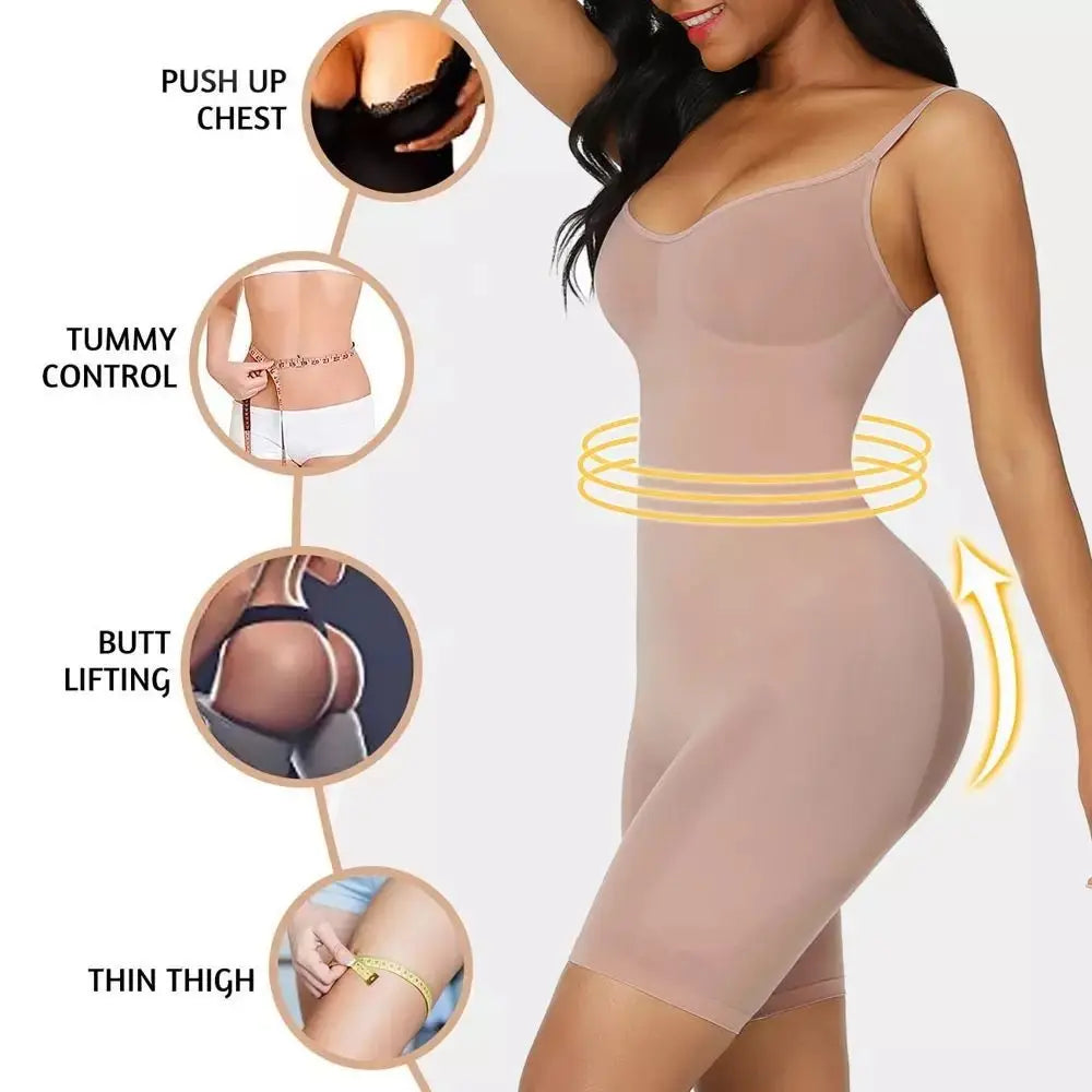 Push Up Corset Waist Trainer Bodysuit