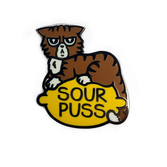 Sourpuss Cat Golf Ball Marker