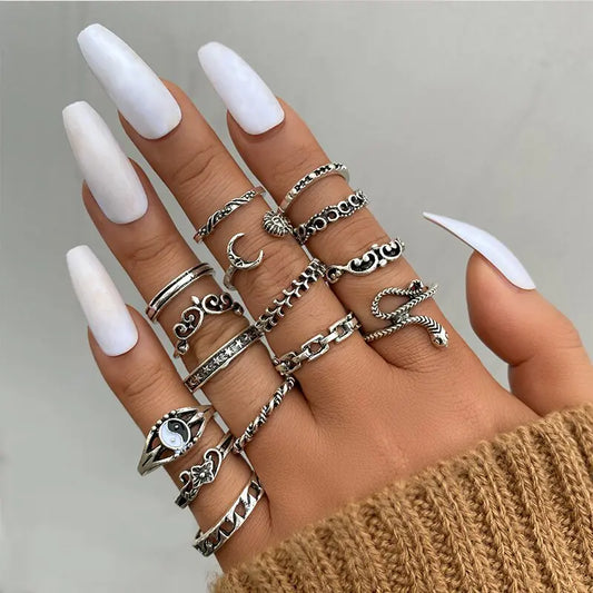 Gothic Rings Set