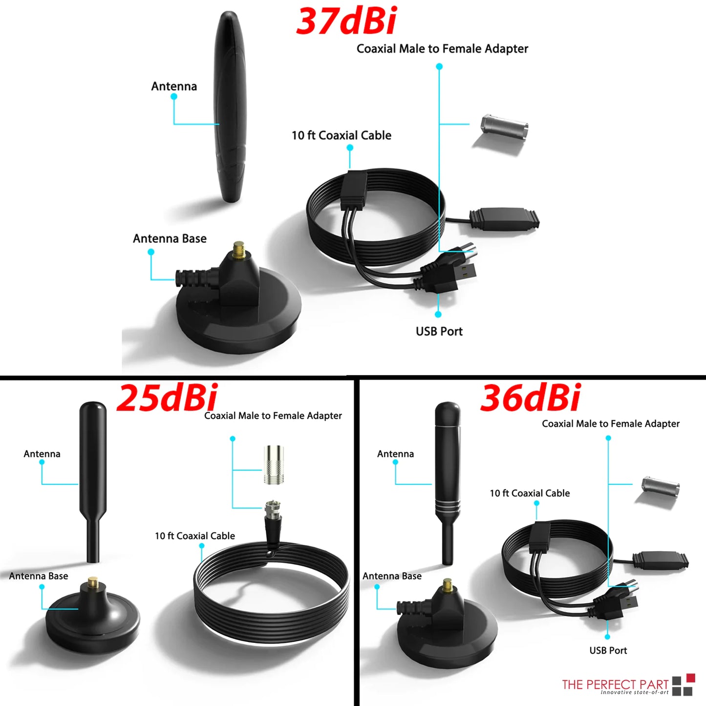 5600Miles Upgraded TV Antenna HDTV Amplified Digital 4K 1080P Long Range Indoor