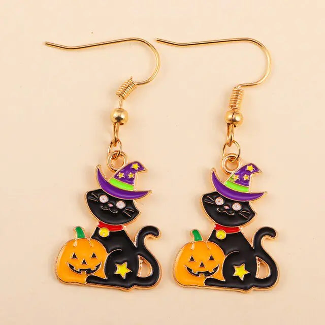 Enamel Earrings