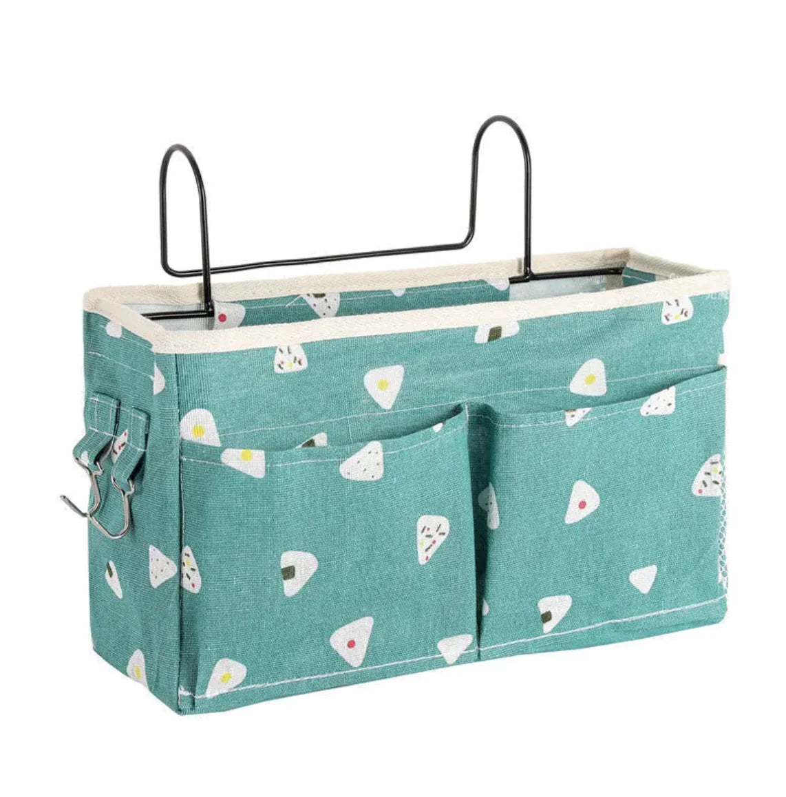 Bedside Fence Storage Box Basket Hanging Bag