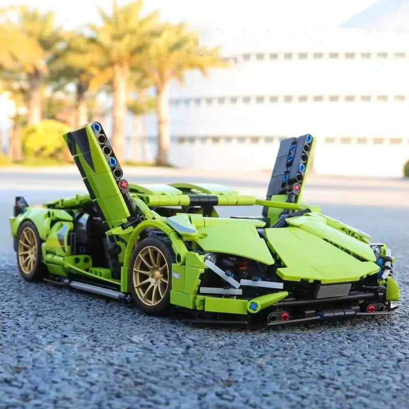 Green Lamborghini Sian