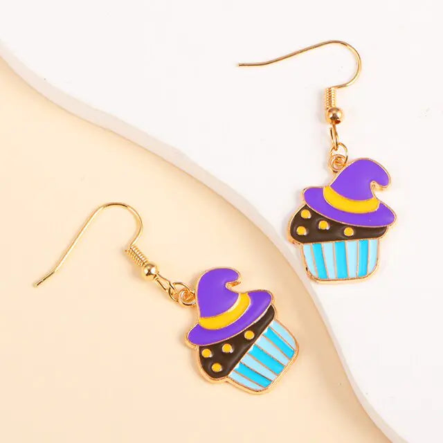 Enamel Earrings