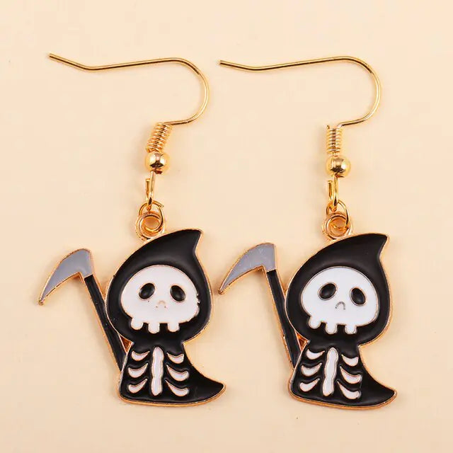 Enamel Earrings