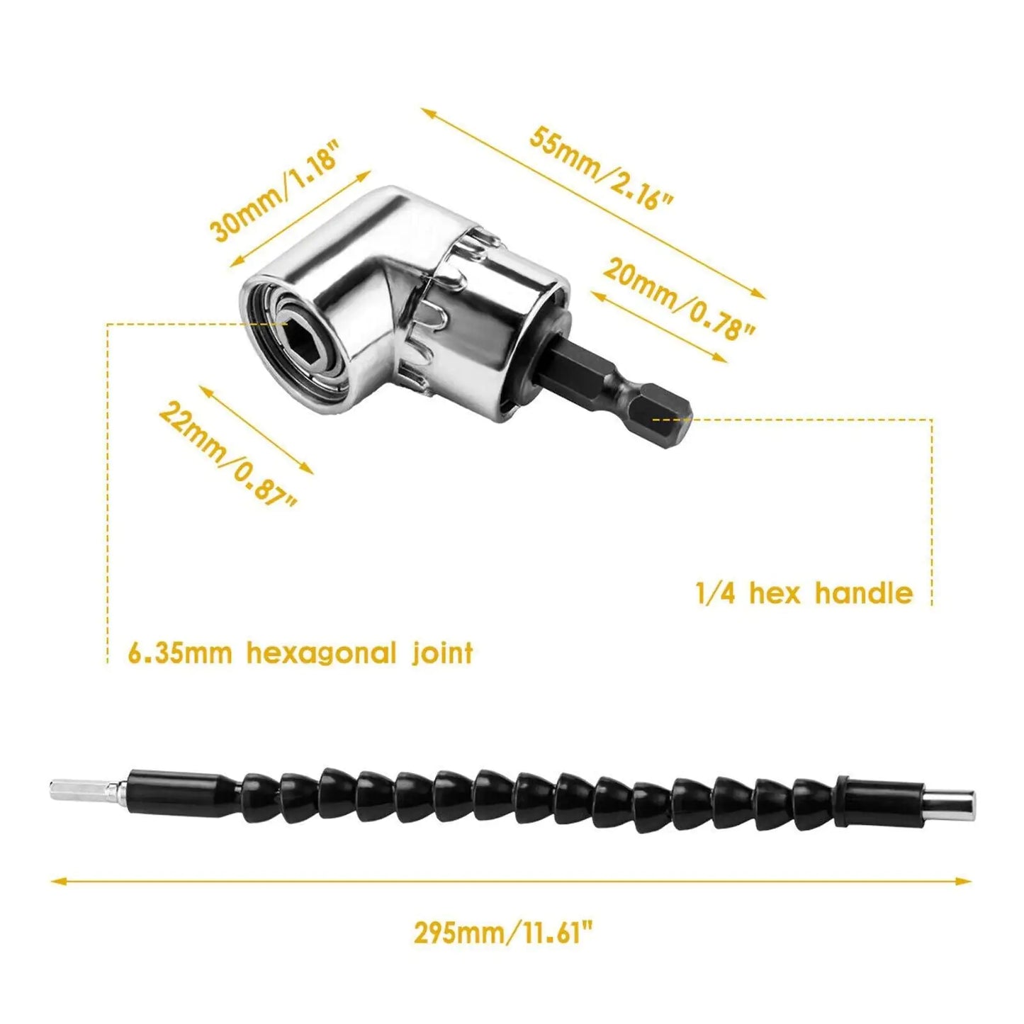 Flexible Shaft Extension Bit Driver