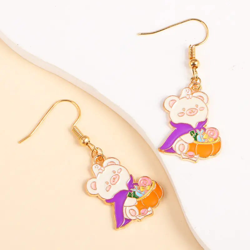 Enamel Earrings