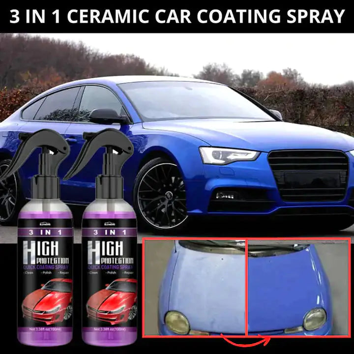 3-in-1 Car Shine/ Scratch Spray