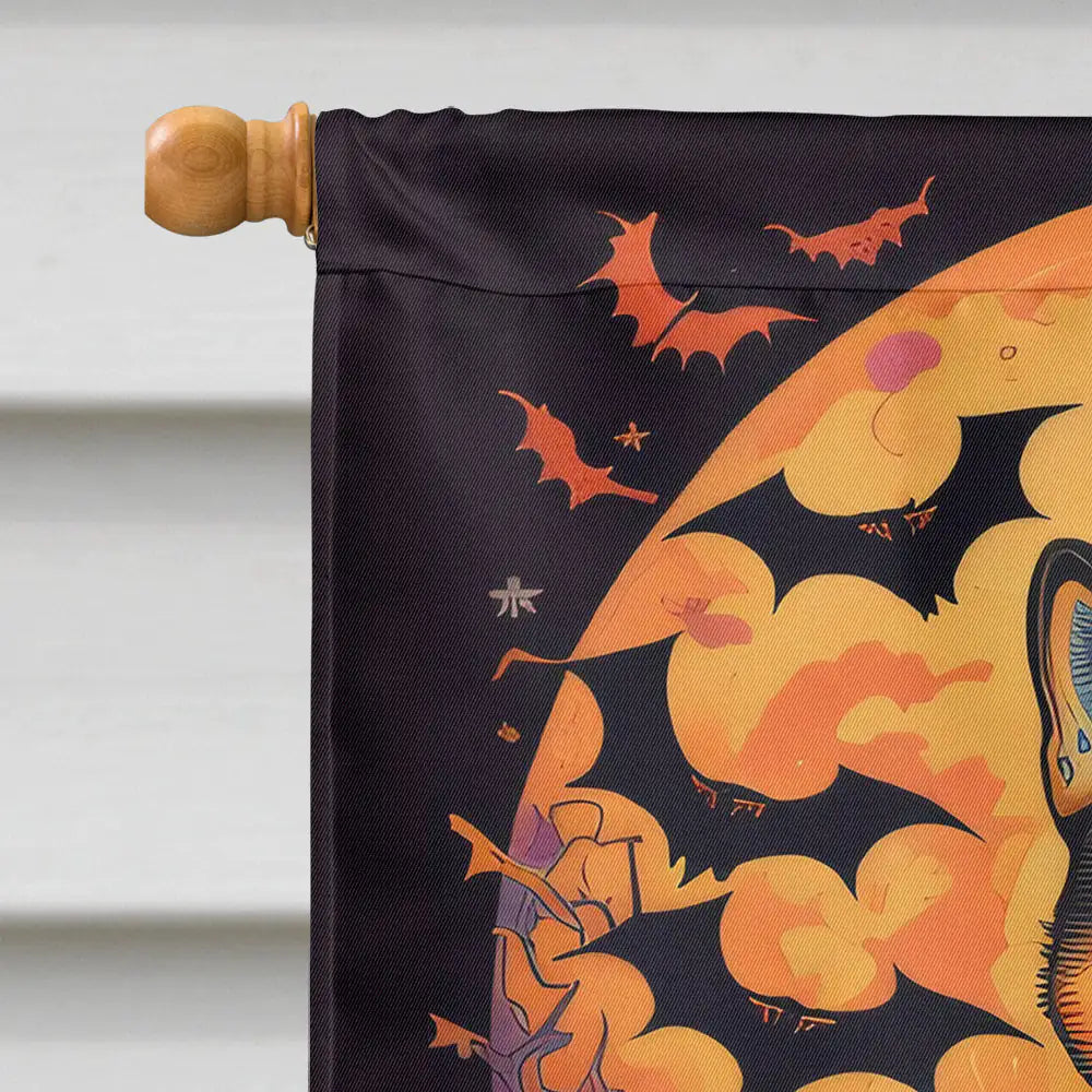 Akita Witchy  House Flag