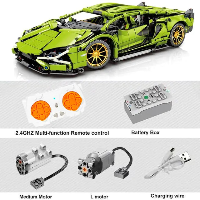 Green Lamborghini Sian