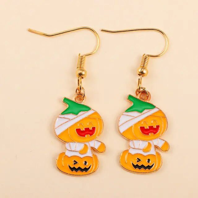 Enamel Earrings