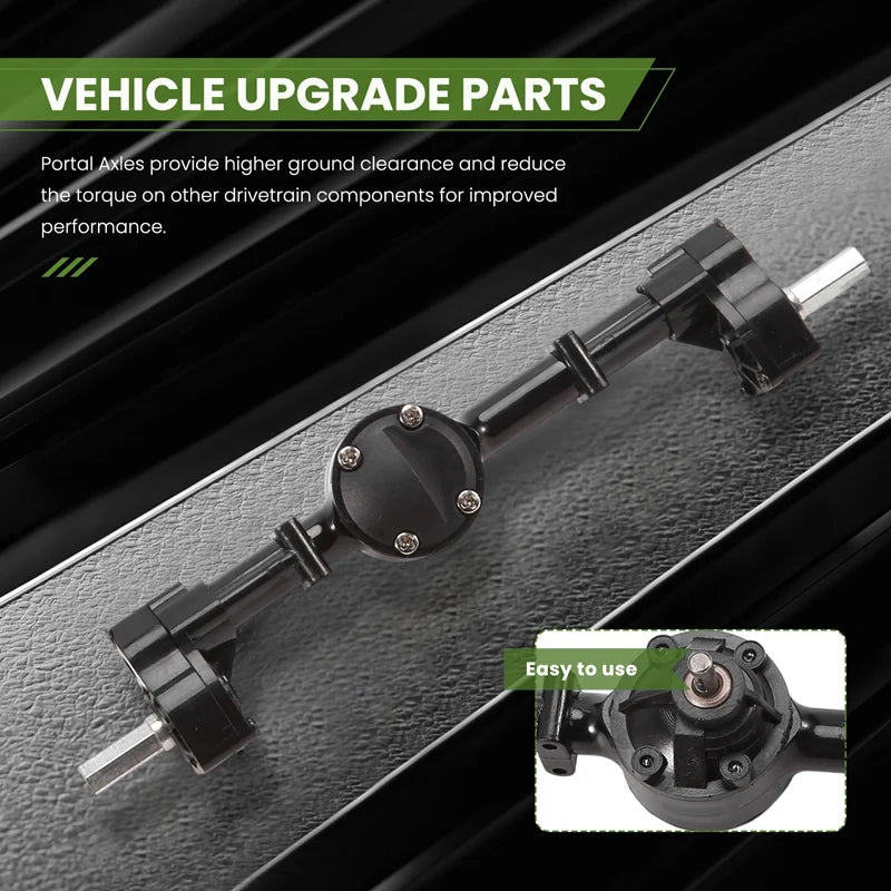 Portal Axle Set with Metal Drive Shaft