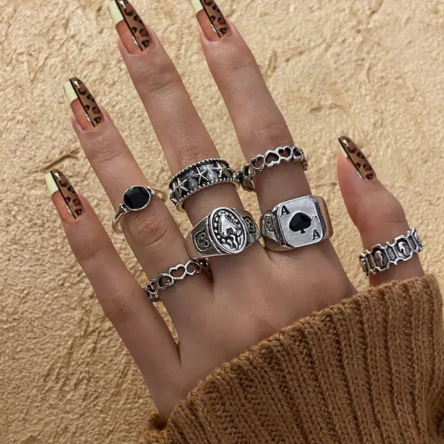 Gothic Rings Set