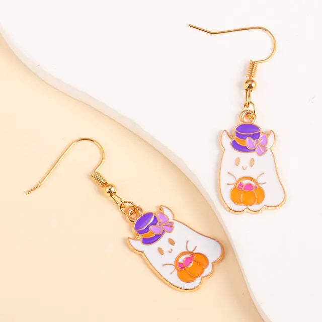 Enamel Earrings