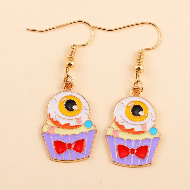 Enamel Earrings