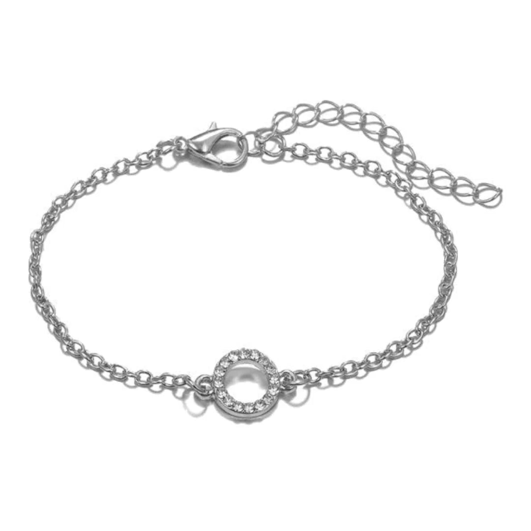 Stacked Bracelet Set Silver