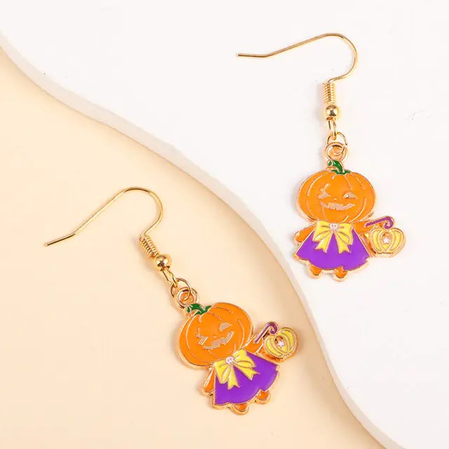 Enamel Earrings