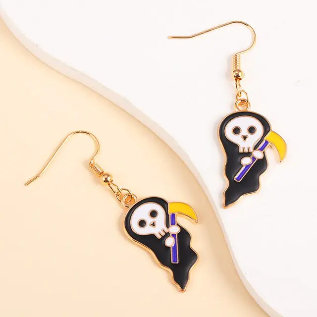 Enamel Earrings