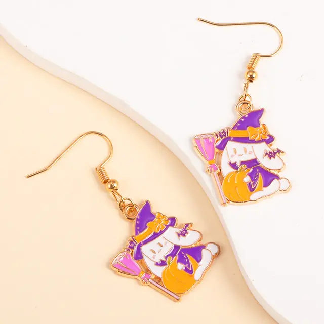 Enamel Earrings