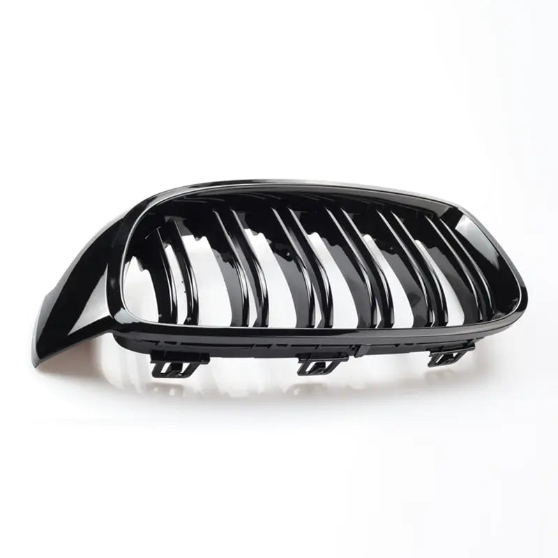 Bright Black Front Kidney Grille Slat M4 Style Grill