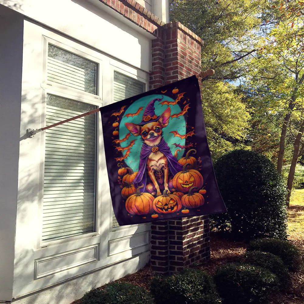 Chihuahua Witchy House Flag