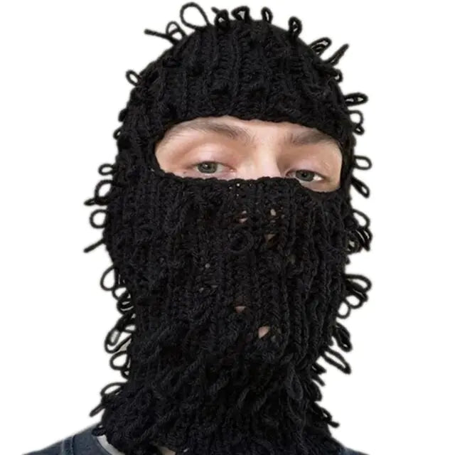 Balaclava Knit Beanie Hat