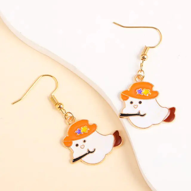 Enamel Earrings