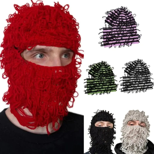 Balaclava Knit Beanie Hat