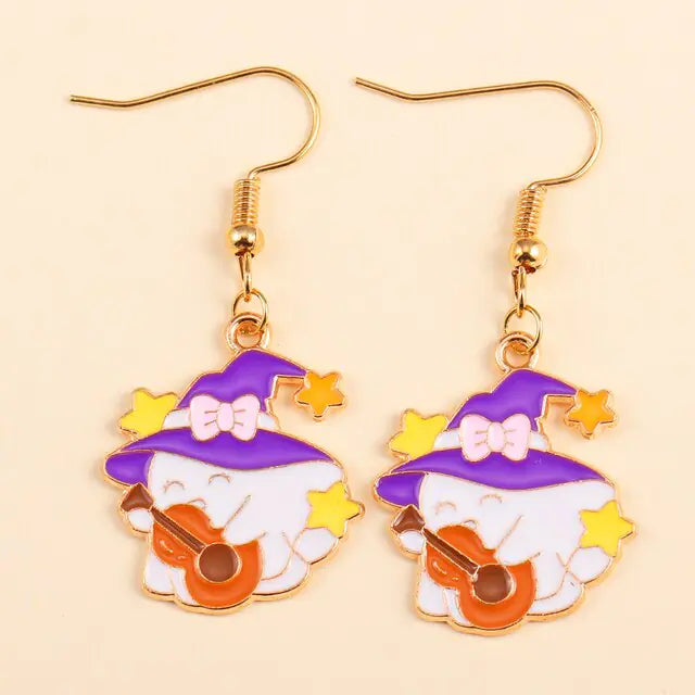 Enamel Earrings