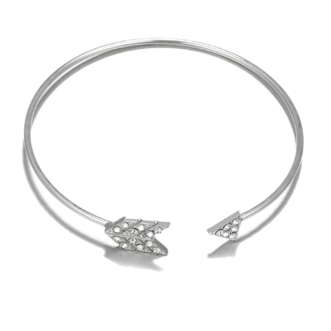 Stacked Bracelet Set Silver