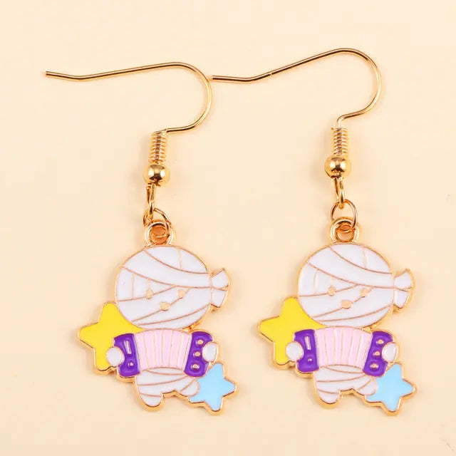 Enamel Earrings