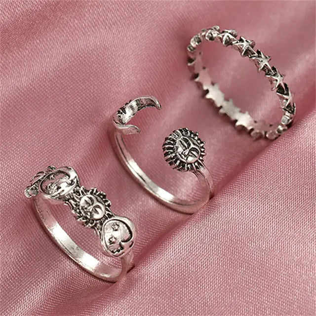 Gothic Rings Set