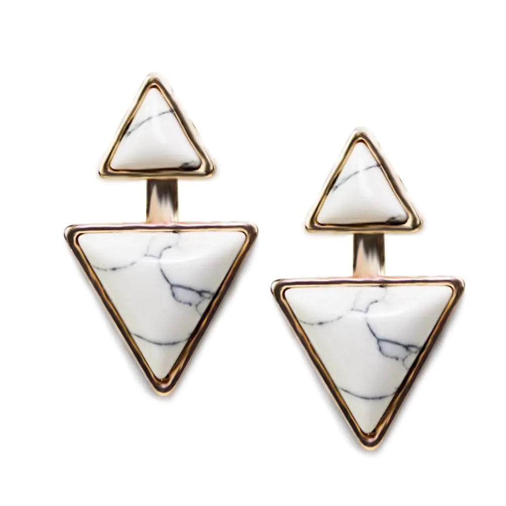 Gypsy Earrings-Sea Salt White