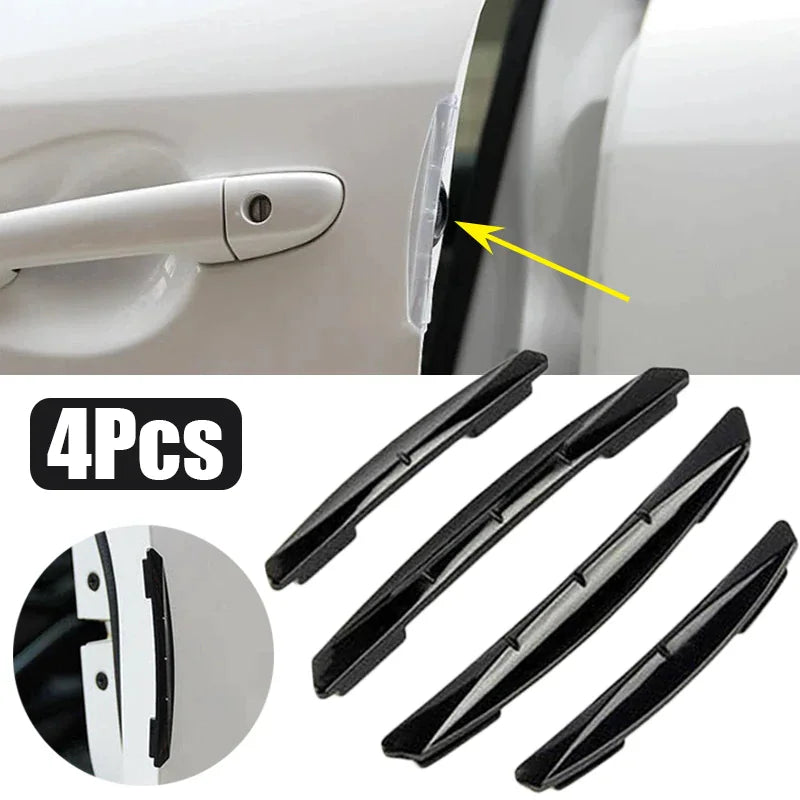 4x Anti-Collision Guard Strip Cover Car Accessories Door Edge Scratch Protector