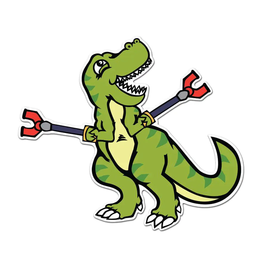 Unstoppable Trex Dinosaur Sticker