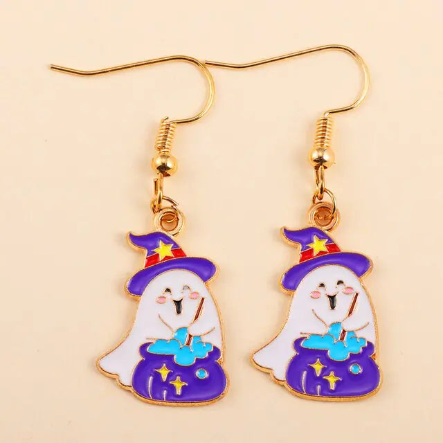 Enamel Earrings